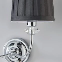 Dorma Genevieve 2 Light Grey Wall Light -Home Lighting 30730572 alt02