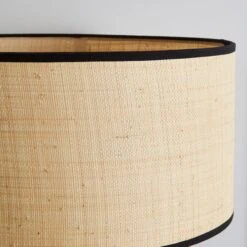 Dunelm Malika Cane 2 Tier Tripod Floor Lamp -Home Lighting 30730580 alt03