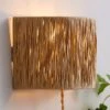 Dunelm Ruolan Raffia Wall Light