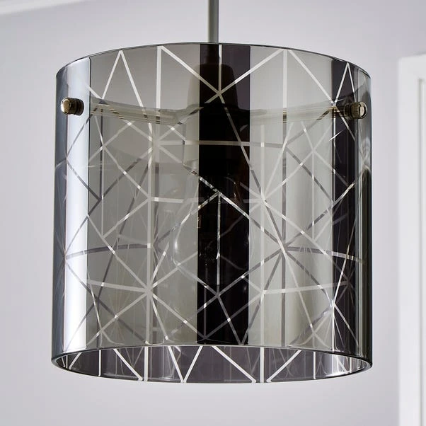 Dunelm Grayson Large Easy Fit Pendant Shade 2 Dunelm Grayson Large Easy Fit Pendant Shade - Image 2