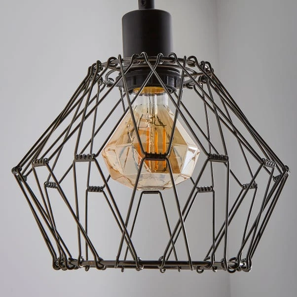 Dunelm Frances 3 Light Gunmetal Cluster Ceiling Fitting 3 Dunelm Frances 3 Light Gunmetal Cluster Ceiling Fitting - Image 3