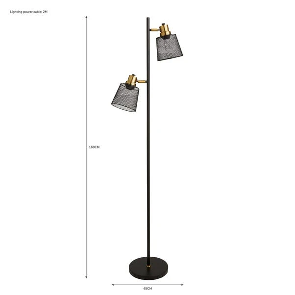 Dunelm Idris Industrial Floor Lamp 6 Dunelm Idris Industrial Floor Lamp - Image 6