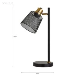 Dunelm Idris Industrial Task Lamp -Home Lighting 30731137 alt07