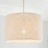 Dunelm Samira Laser Cut Drum Shade