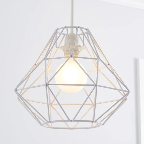 Dunelm Bremen Easy Fit Pendant Shade 1 Dunelm Bremen Easy Fit Pendant Shade