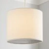 Dunelm Lisbon Drum Shade With Diffuser