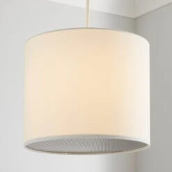 Dunelm Lisbon Drum Shade With Diffuser