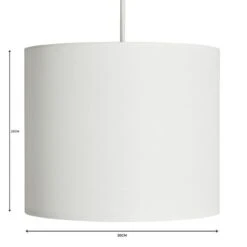 Dunelm Lisbon Drum Shade With Diffuser -Home Lighting 30731186 alt06