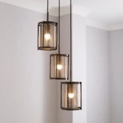 Dunelm Stefan 3 Light Cluster Ceiling Fitting