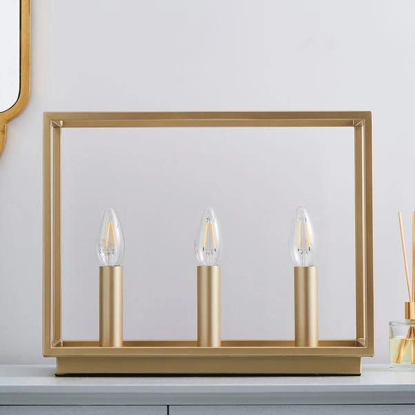 Dunelm Madrid 3 Light Table Lamp 2 Dunelm Madrid 3 Light Table Lamp - Image 2