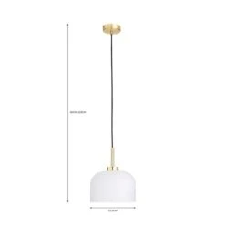 Dunelm Palazzo Gold Effect 1 Light Pendant Fitting 11 Dunelm Palazzo Gold Effect 1 Light Pendant Fitting -Home Lighting 30731204 alt07
