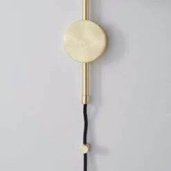 Dunelm Palazzo Gold Effect Easy Fit Plug In Wall Light 9 Dunelm Palazzo Gold Effect Easy Fit Plug In Wall Light -Home Lighting 30731207 alt03