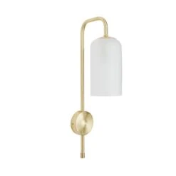 Dunelm Palazzo Gold Effect Easy Fit Plug In Wall Light 10 Dunelm Palazzo Gold Effect Easy Fit Plug In Wall Light -Home Lighting 30731207 alt05