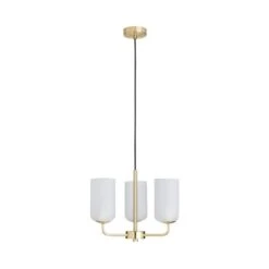 Dunelm Palazzo Chrome 3 Light Ceiling Fitting -Home Lighting 30731208 alt05