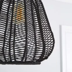 Dunelm Kylo Woven String Easy Fit Pendant -Home Lighting 30731225 alt02