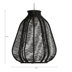 Dunelm Kylo Woven String Easy Fit Pendant -Home Lighting 30731225 alt07