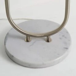 Dunelm Carrara Marble Base Floor Lamp With Table -Home Lighting 30731228 alt03