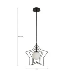 Dunelm Star Ceiling Fitting -Home Lighting 30734620 alt07