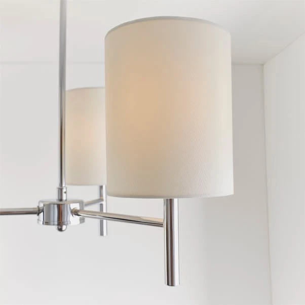 Vogue Lighting Vogue Dewey Chrome 3 Light Flush Ceiling Fitting 6 Vogue Lighting Vogue Dewey Chrome 3 Light Flush Ceiling Fitting - Image 6