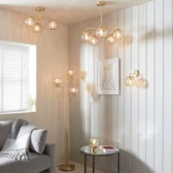 Vogue Lighting Vogue Arkoma Glass 5 Light Chandelier -Home Lighting 30743017 alt05