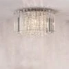 Vogue Lighting Vogue Crystal Blessing 4 Light Flush Ceiling Fitting