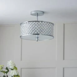 Vogue Lighting Vogue Crystal Hudson 3 Light Flush Ceiling Fitting 9 Vogue Lighting Vogue Crystal Hudson 3 Light Flush Ceiling Fitting -Home Lighting 30743040 alt03