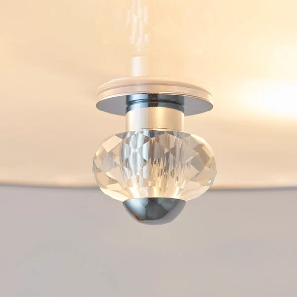 Vogue Lighting Vogue Crystal Hudson 3 Light Flush Ceiling Fitting 6 Vogue Lighting Vogue Crystal Hudson 3 Light Flush Ceiling Fitting - Image 6