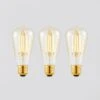 Status Marsden 5 Watt ST58 ES LED Dimmable Bulb Industrial 3 Pack