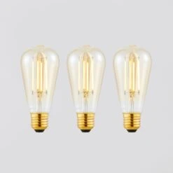 Status Marsden 5 Watt ST58 ES LED Dimmable Bulb Industrial 3 Pack