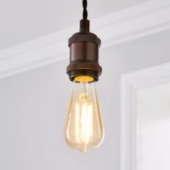 Status Marsden 5 Watt ST58 ES LED Dimmable Bulb Industrial 3 Pack -Home Lighting 30746380 alt02