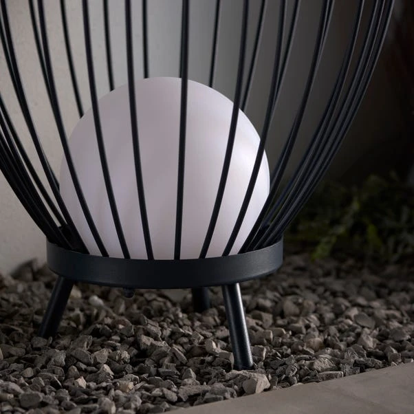 Dunelm Lanesra Outdoor Integrated LED Portable Floor Lamp 4 Dunelm Lanesra Outdoor Integrated LED Portable Floor Lamp - Image 4
