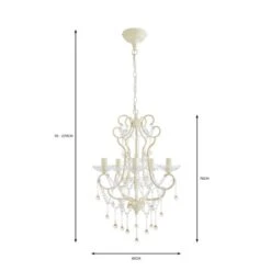 Dunelm Adalet 5 Light Chandelier 11 Dunelm Adalet 5 Light Chandelier -Home Lighting 30752885 alt07
