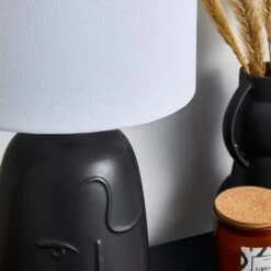 Dunelm Faces Table Lamp -Home Lighting 30752904 alt02