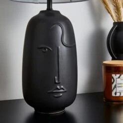 Dunelm Faces Table Lamp -Home Lighting 30752904 alt03