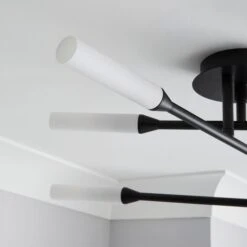 Elements Fontain 6 Light Ceiling Fitting 70cm 8 Elements Fontain 6 Light Ceiling Fitting 70cm -Home Lighting 30752916 alt02