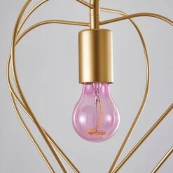 Dunelm Heart 1 Light Pendant Ceiling Fitting -Home Lighting 30752919 alt02