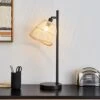 Elements Jaula Rattan Desk Lamp