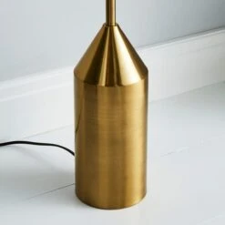 Dunelm Sole Gold Floor Lamp -Home Lighting 30752943 alt03