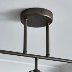 Dunelm Nicholas 3 Light Industrial Ceiling Fitting -Home Lighting 30753354 alt03