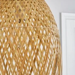 Dunelm Jasmine Rattan Easy Fit Pendant 7 Dunelm Jasmine Rattan Easy Fit Pendant -Home Lighting 30753360 alt02