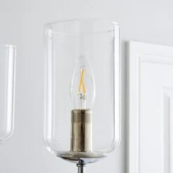 Dunelm Palazzo Clear 3 Light Ceiling Fitting -Home Lighting 30753370 alt02