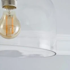 Dunelm Palazzo Clear 1 Light Flush Fitting -Home Lighting 30753371 alt02