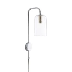 Dunelm Palazzo Clear Wall Light -Home Lighting 30753372 alt05