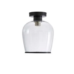 Dunelm Lenny 1 Light Black Flush Ceiling Fitting 10 Dunelm Lenny 1 Light Black Flush Ceiling Fitting -Home Lighting 30753380 alt05