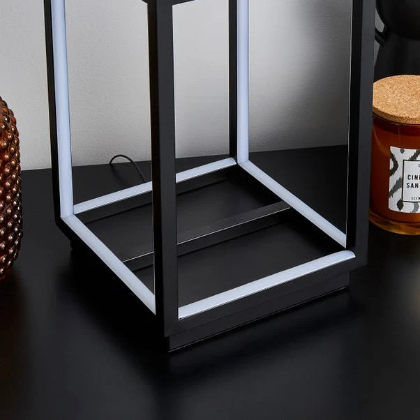 Dunelm Depere Integrated LED Black Table Lamp 3 Dunelm Depere Integrated LED Black Table Lamp - Image 3