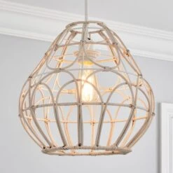 Dunelm Decorative Cane Easy Fit Pendant