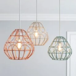 Dunelm Decorative Cane Easy Fit Pendant -Home Lighting 30753398 alt06