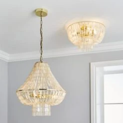 Dunelm Abanna Ceiling Fitting -Home Lighting 30753428 alt06