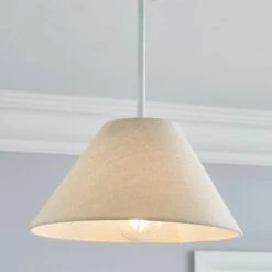 Dunelm Luna Conical Natural Shade 25cm