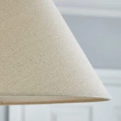Dunelm Luna Conical Natural Shade 35cm -Home Lighting 30754790 alt02